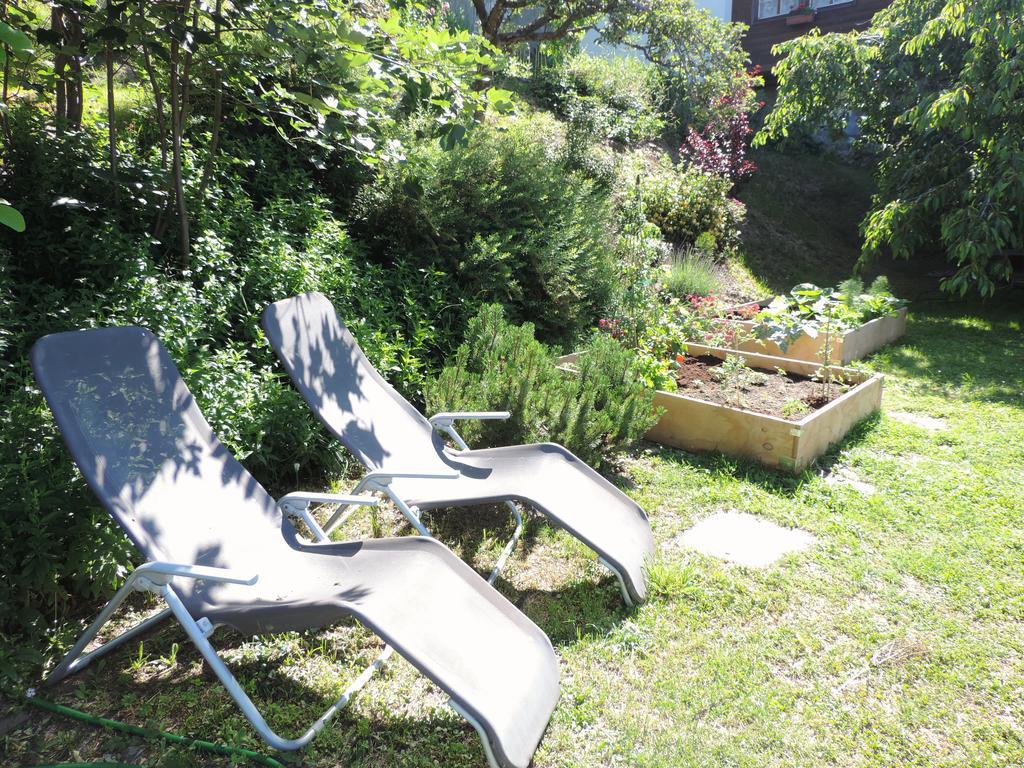 Bed and Breakfast La Demeure Des Elfes Albinen Exterior foto